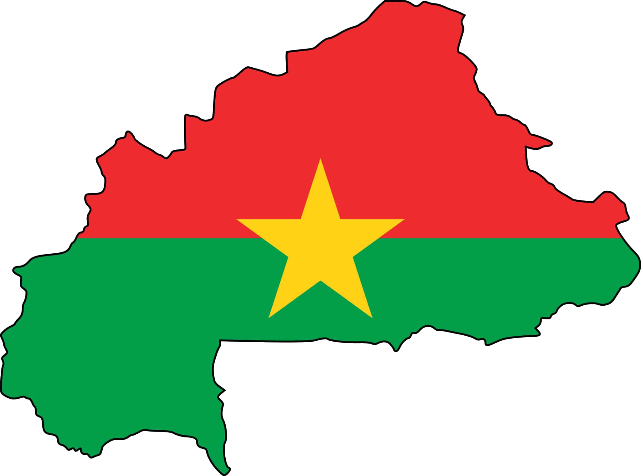 Carte du Burkina Faso